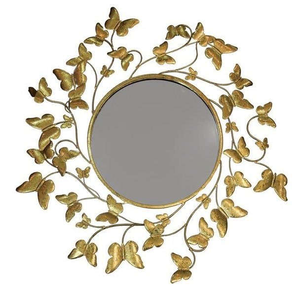 Arthouse Arthouse 5219 Butterfly Mirror; Gold 5219